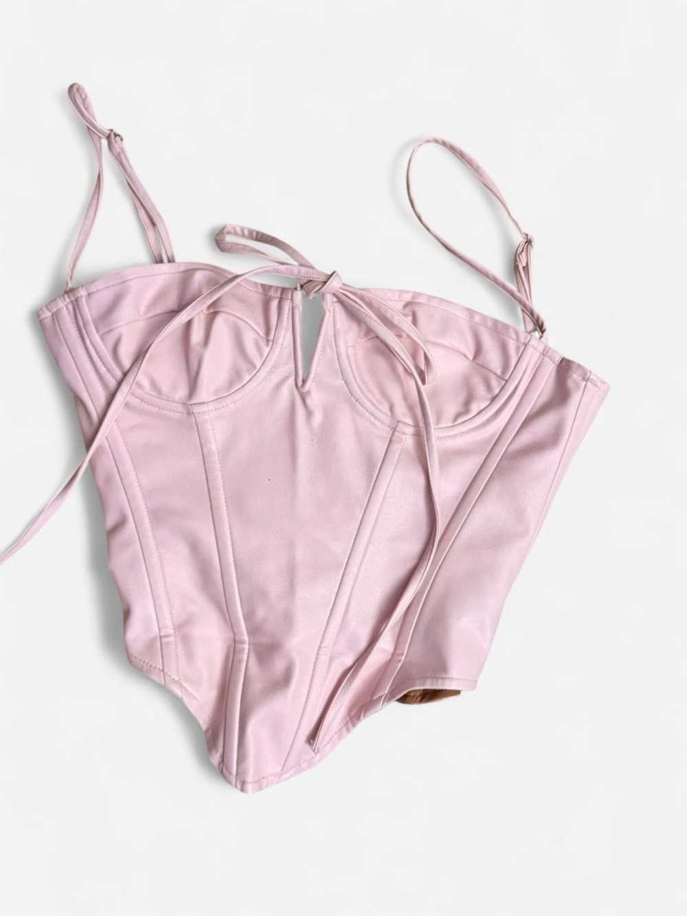 Miaou Light Pink Corset-Style One-Piece